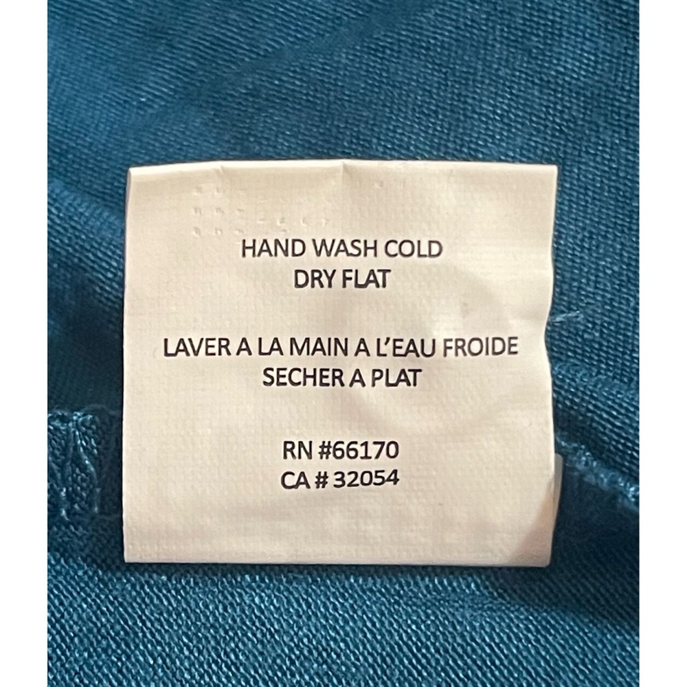 Anthropologie Deletta Teal/Turquoise Rayon Blouse NWT Size L - Picture 7 of 13
